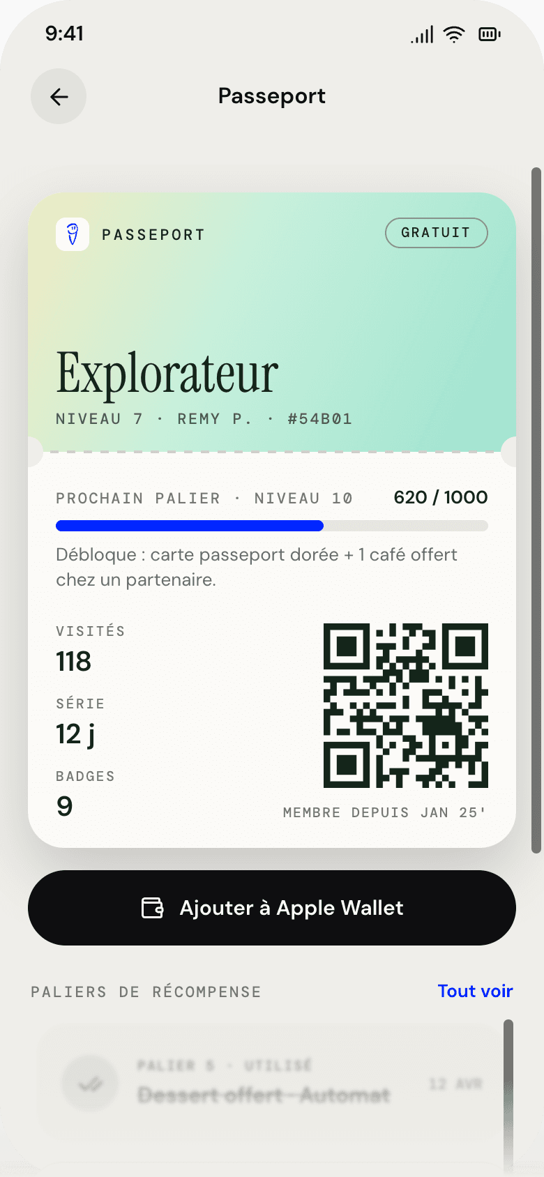 COTSPOT+ Passeport Holographique